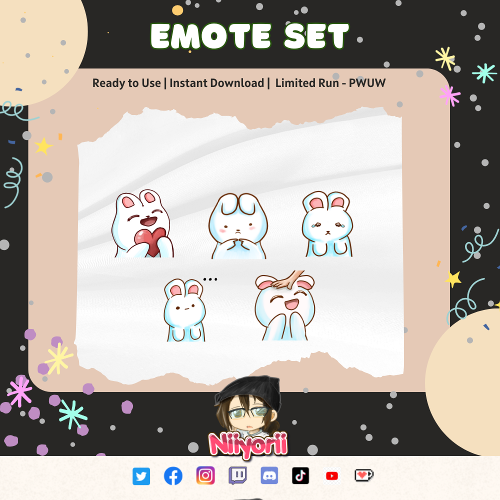 Bunny Emote Set [Easter Seasonal]