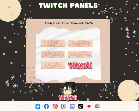 Pastel Bunny (Twitch Panels)