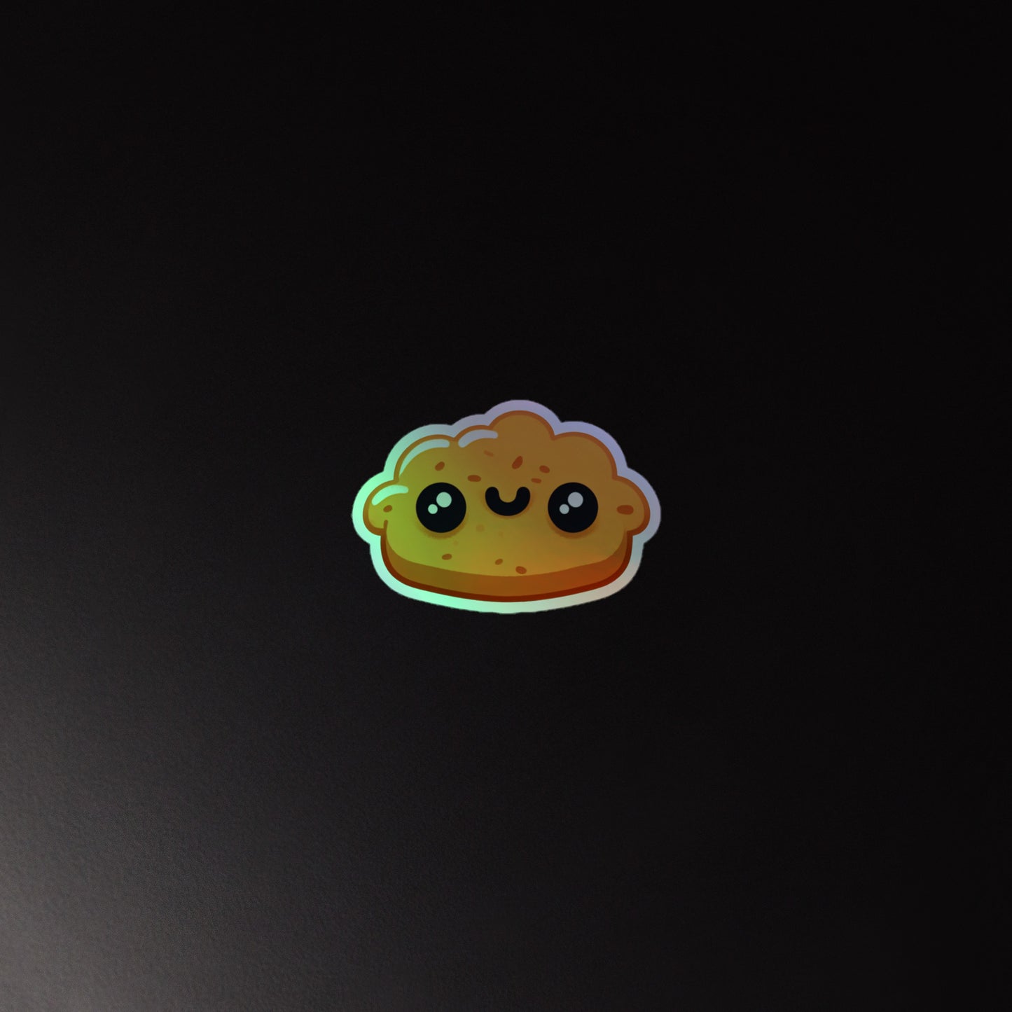 Holographic "Nuggies" Sticker by Niiyorii x Starrybean