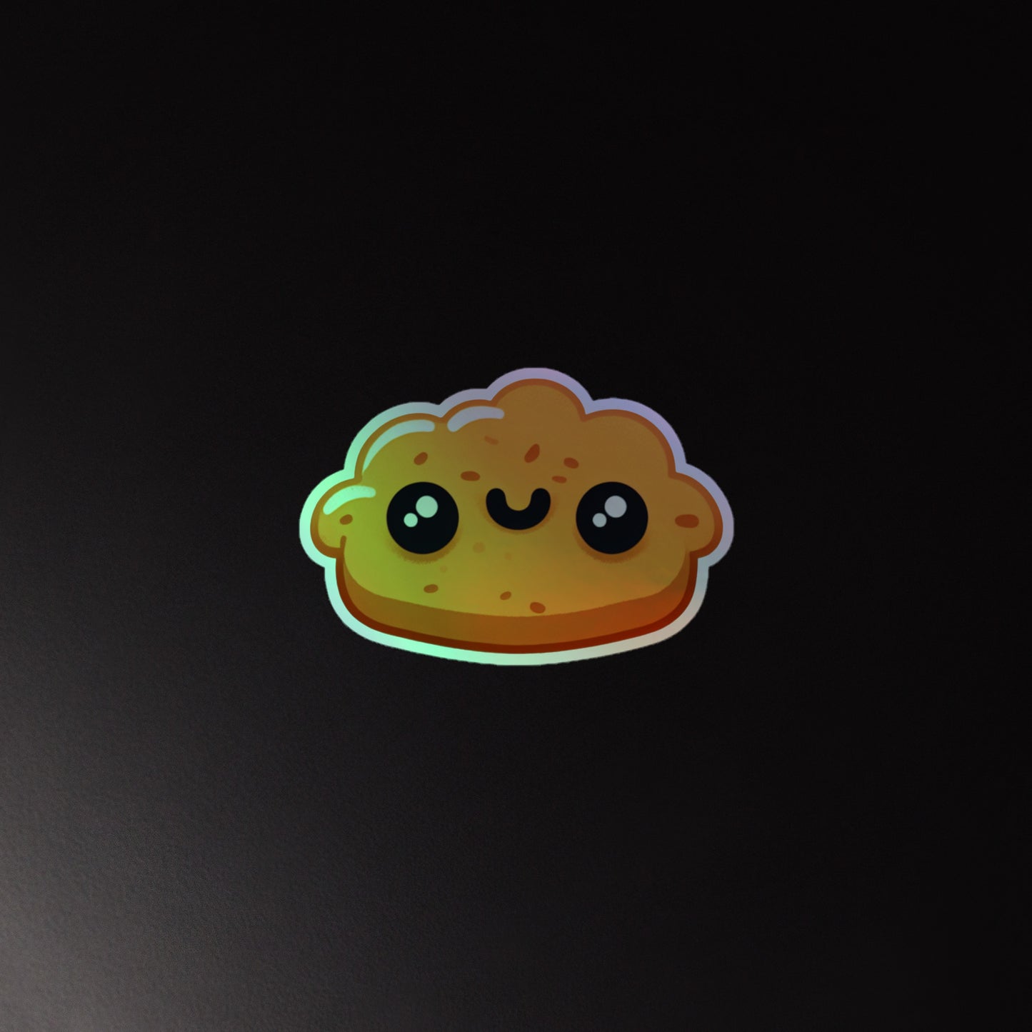 Holographic "Nuggies" Sticker by Niiyorii x Starrybean