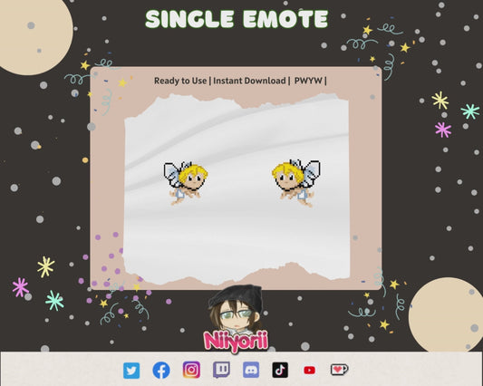 Animated Final Fantasy Revive Cupid  Emote Set