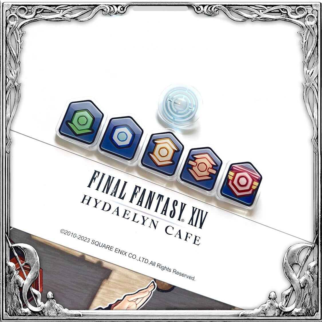 Final Fantasy XIV Inspired Acrylic Pin Sets : Skill, Buff, Debuff and Ability Icons