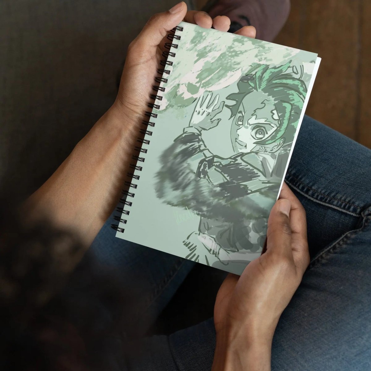 Demon Slayer - Tanjiro Spiral notebook - Knealieee