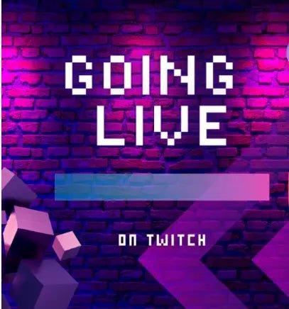 Going Live - Purple Gamer (Twitter Post) - Knealieee