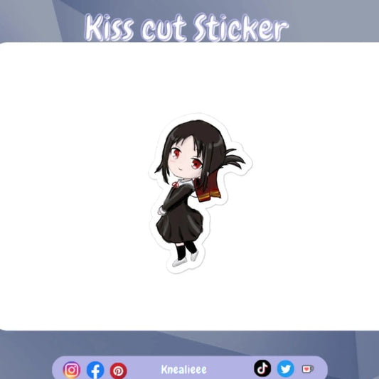 Kaguya Posed (Love Is War) Kiss Cut Sticker - Knealieee