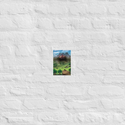 Legend of Zelda Hyrule Castle Poster - Premium Matte Print Poster - Knealieee