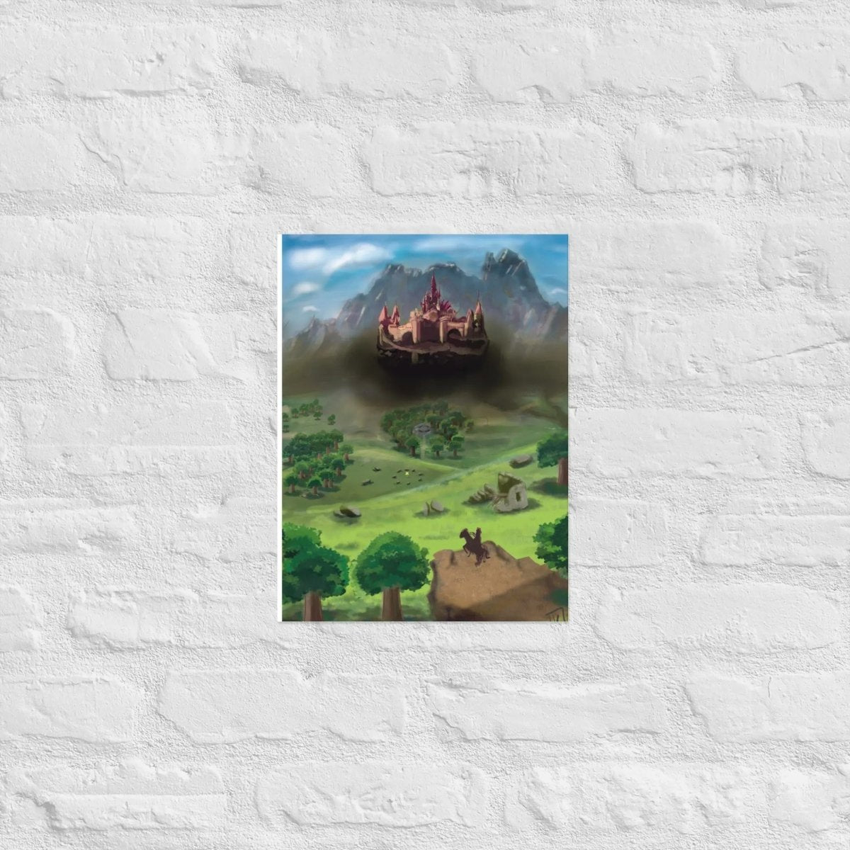 Legend of Zelda Hyrule Castle Poster - Premium Matte Print Poster - Knealieee