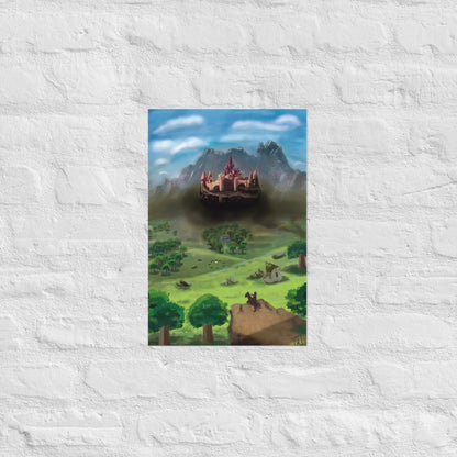 Legend of Zelda Hyrule Castle Poster - Premium Matte Print Poster - Knealieee