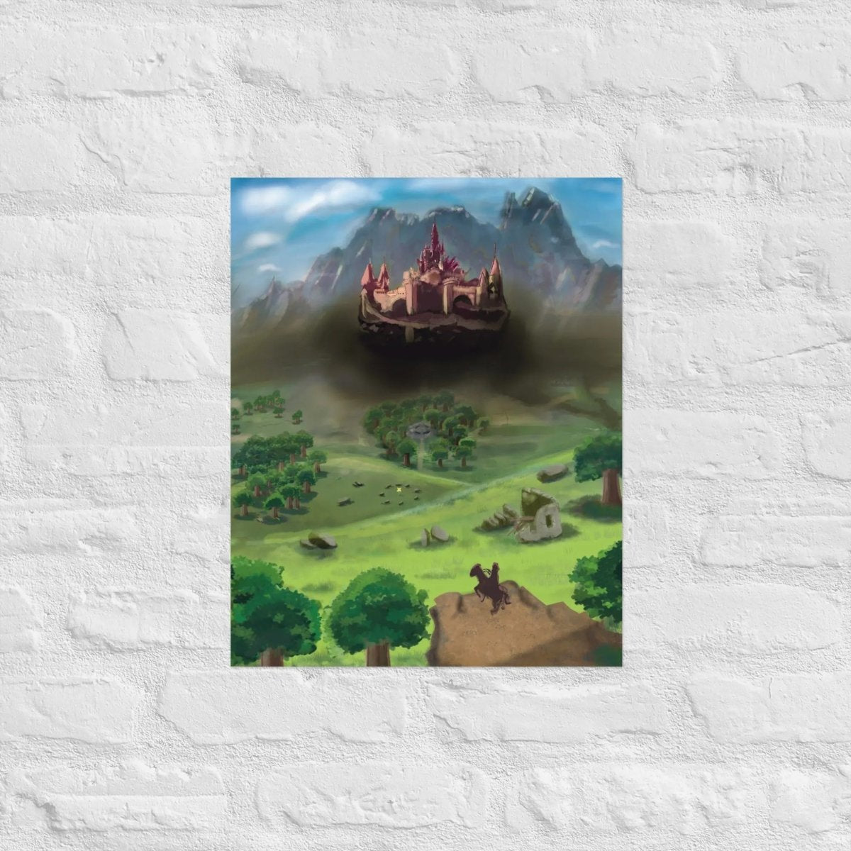 Legend of Zelda Hyrule Castle Poster - Premium Matte Print Poster - Knealieee