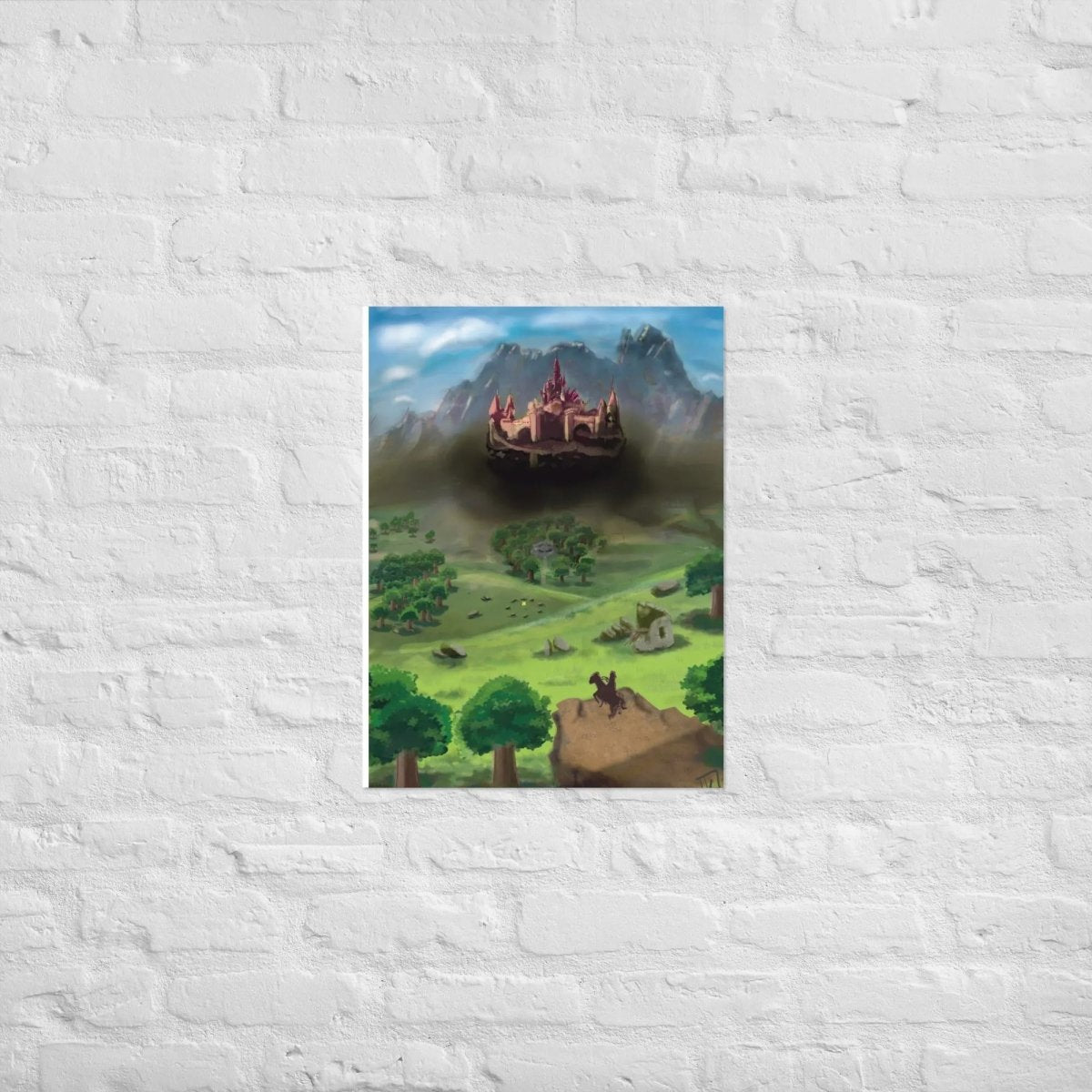 Legend of Zelda Hyrule Castle Poster - Premium Matte Print Poster - Knealieee