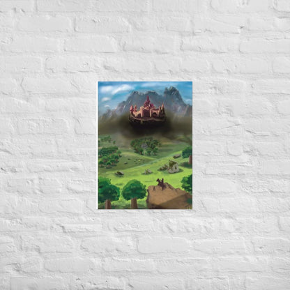 Legend of Zelda Hyrule Castle Poster - Premium Matte Print Poster - Knealieee